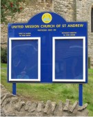 United Mission of St Andrew Church Notice Board